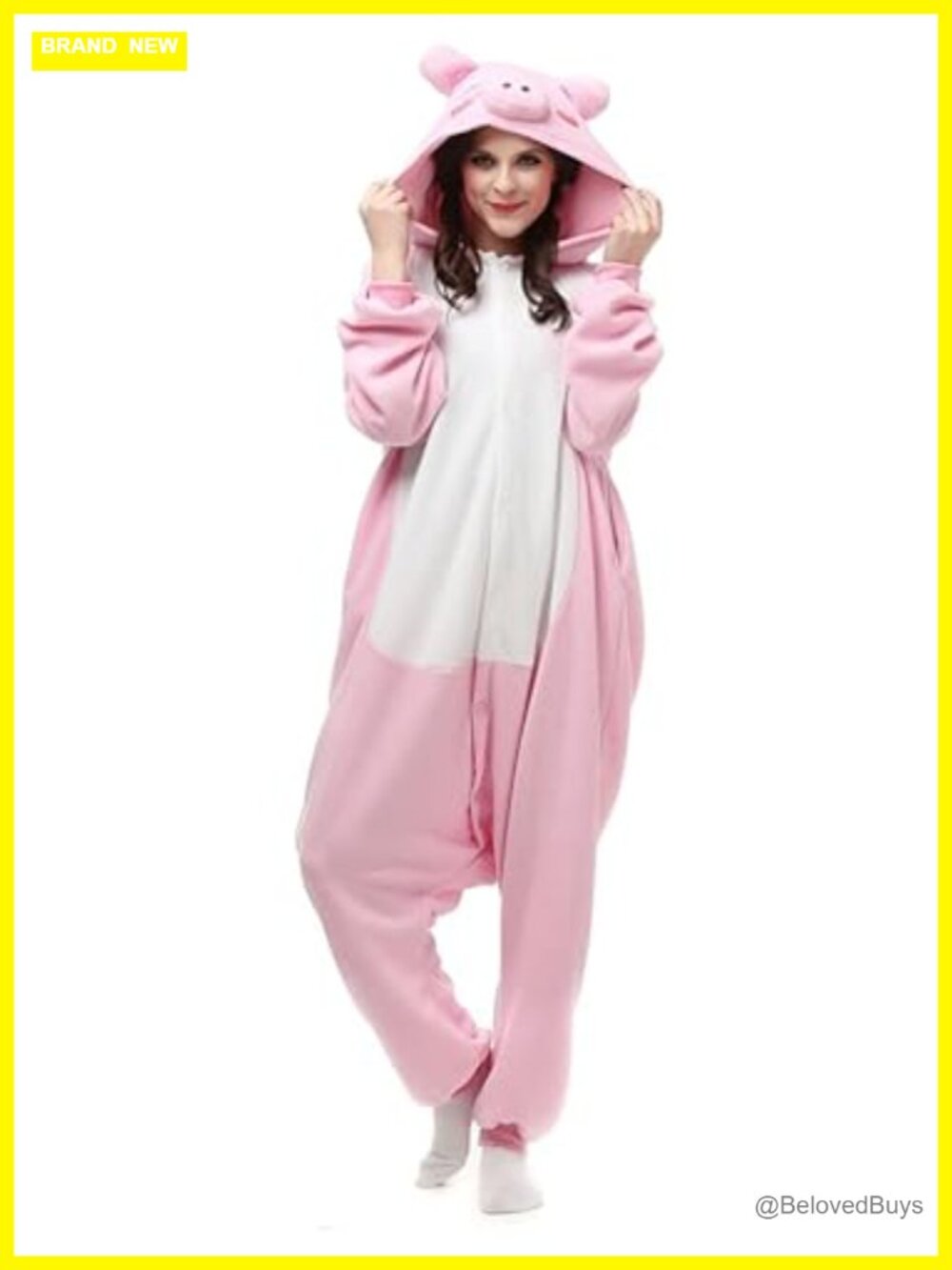 Flannel Animal Onesie Pajamas Halloween Cosplay Sleepwear One-Piece